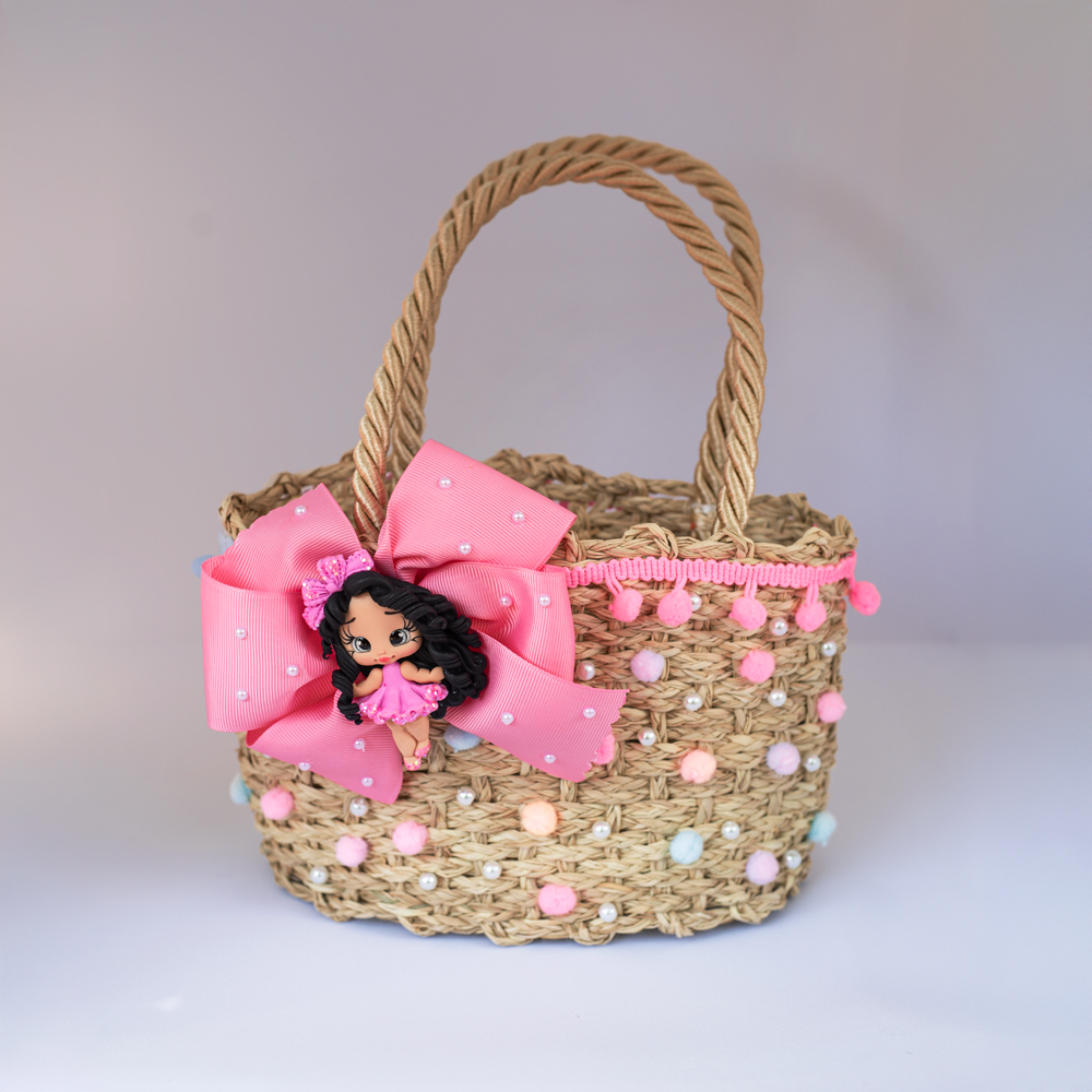 Bolso de pompones