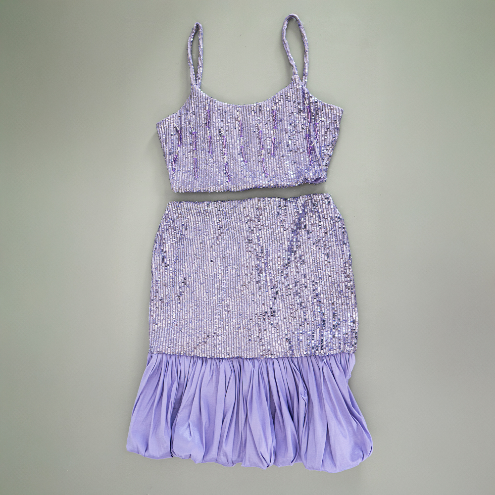 Vestido morado