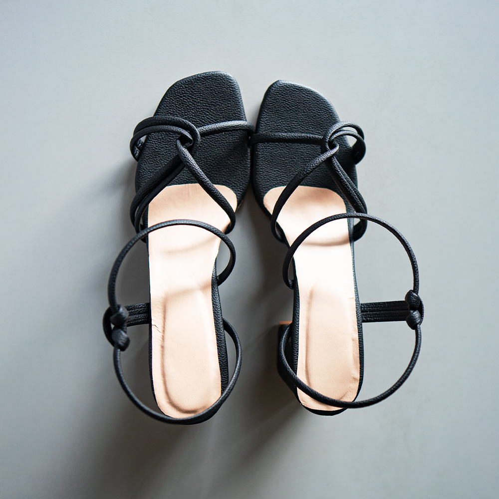 Sandalias negras