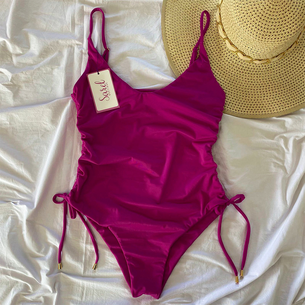 Traje de baño morado