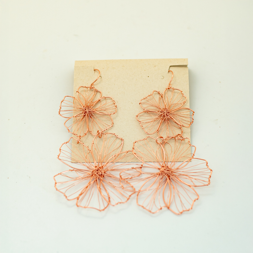 Aretes de flores