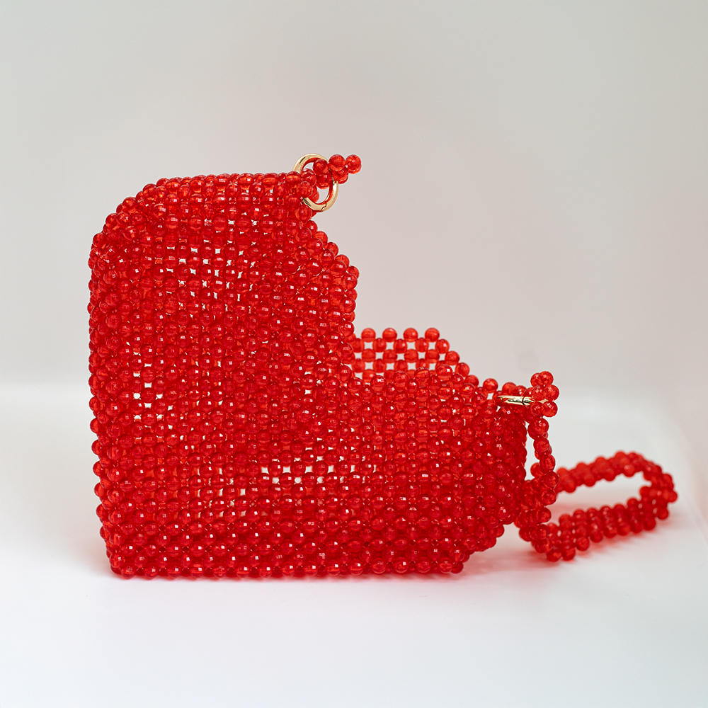 Bolso corazón rojo