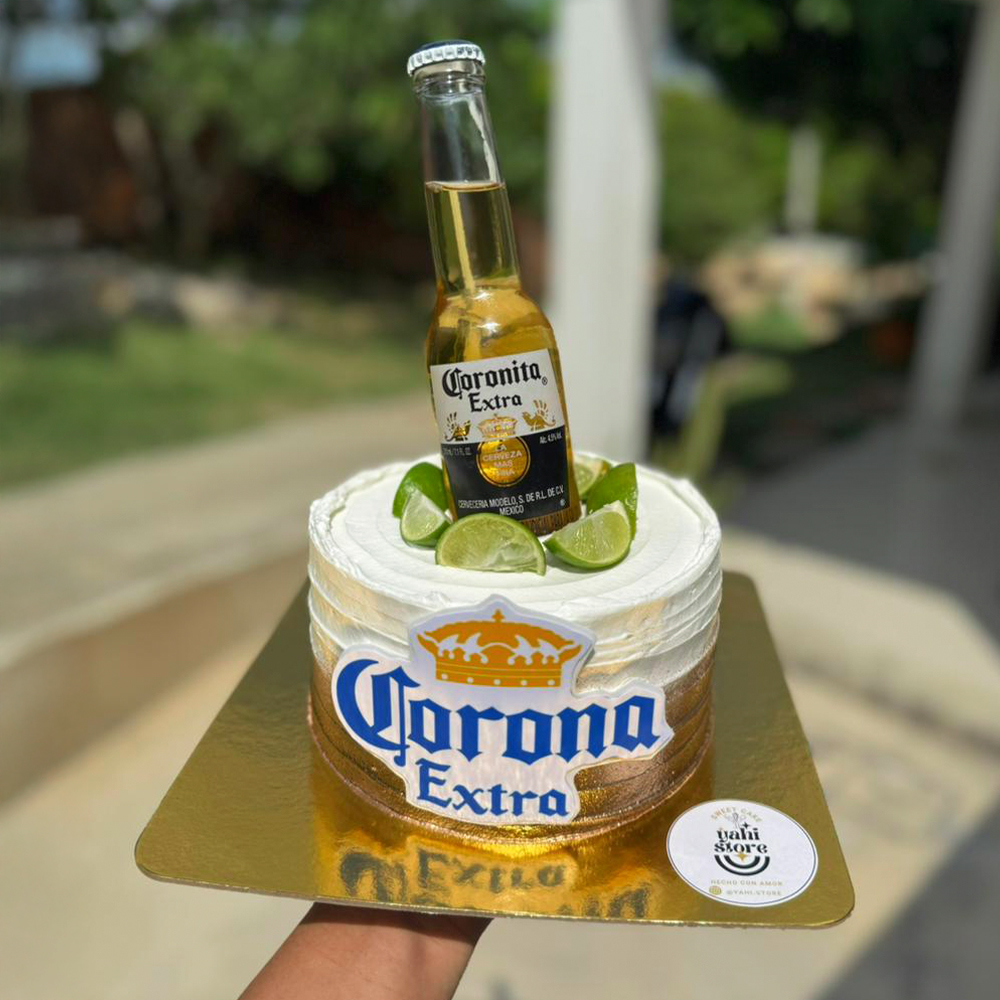 Pudín decoracion de cerveza
