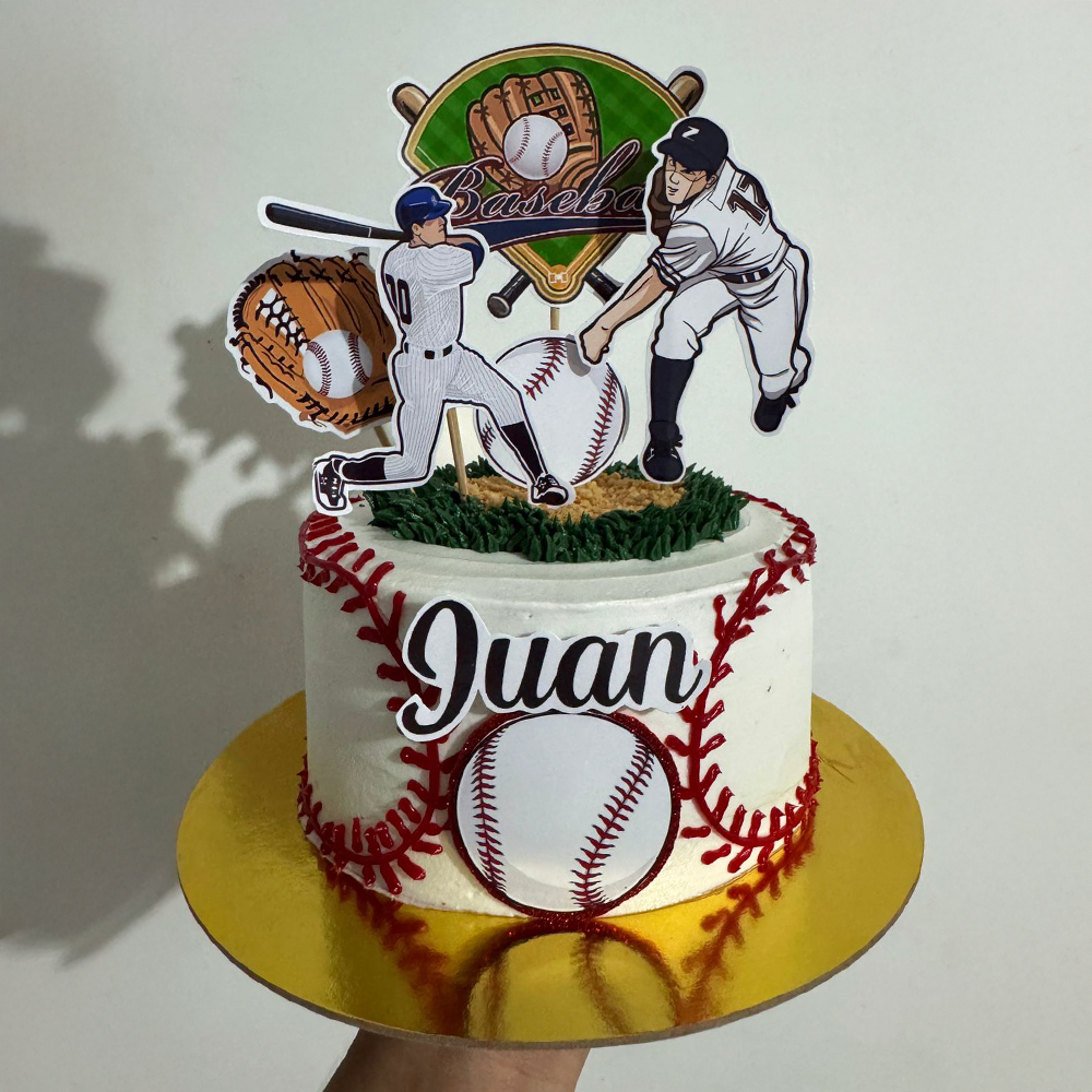 Pudín decoracion de beisbol
